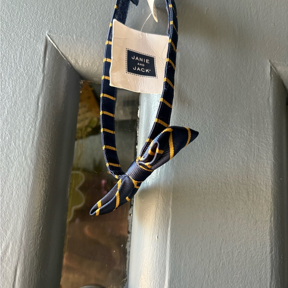 Janie and Jack Navy Striped Headband
